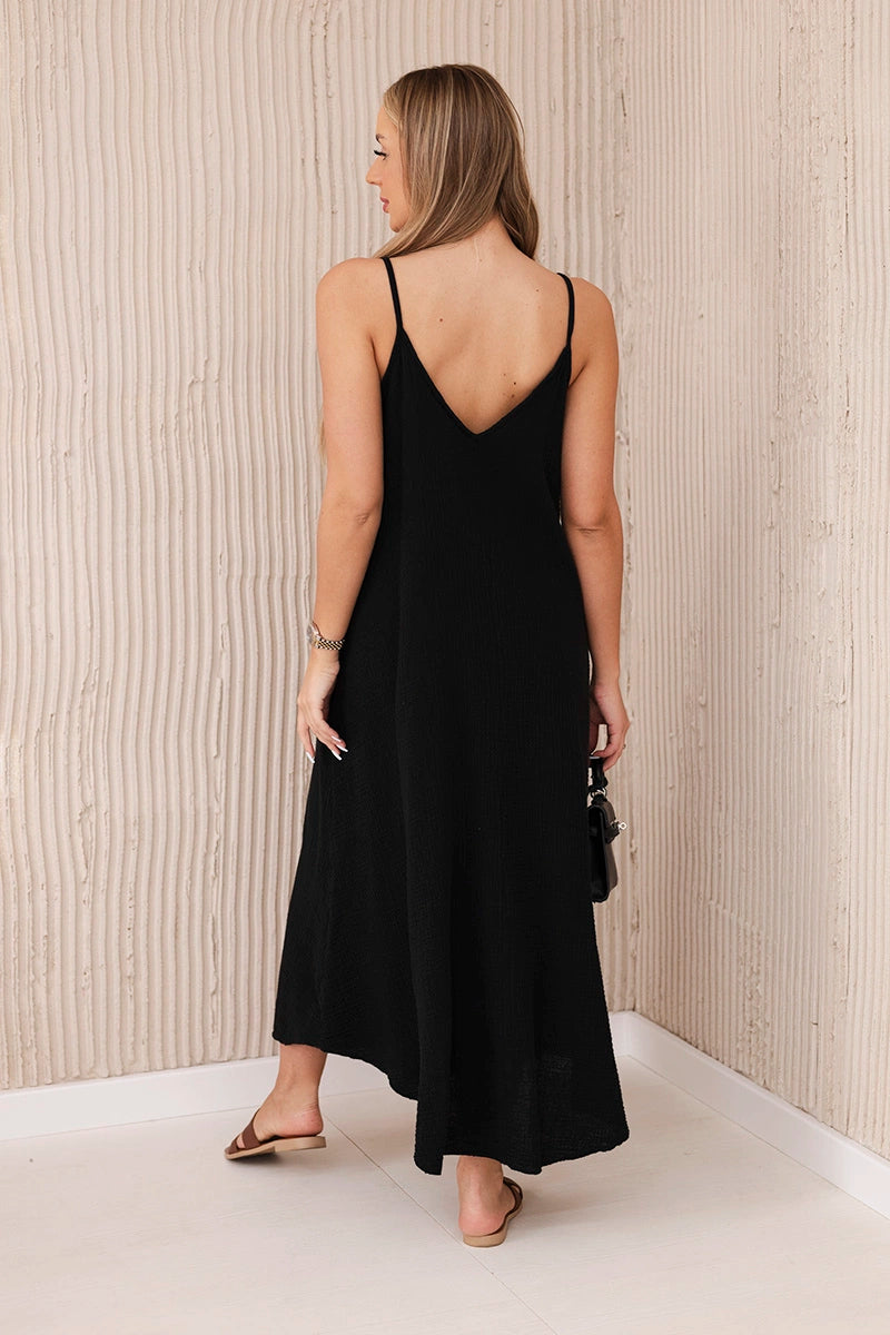 Muslin dress with straps